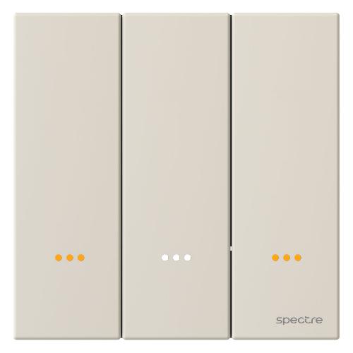 کلید روشنایی هوشمند Avent - سه رله سه پل - Zigbee - L+N