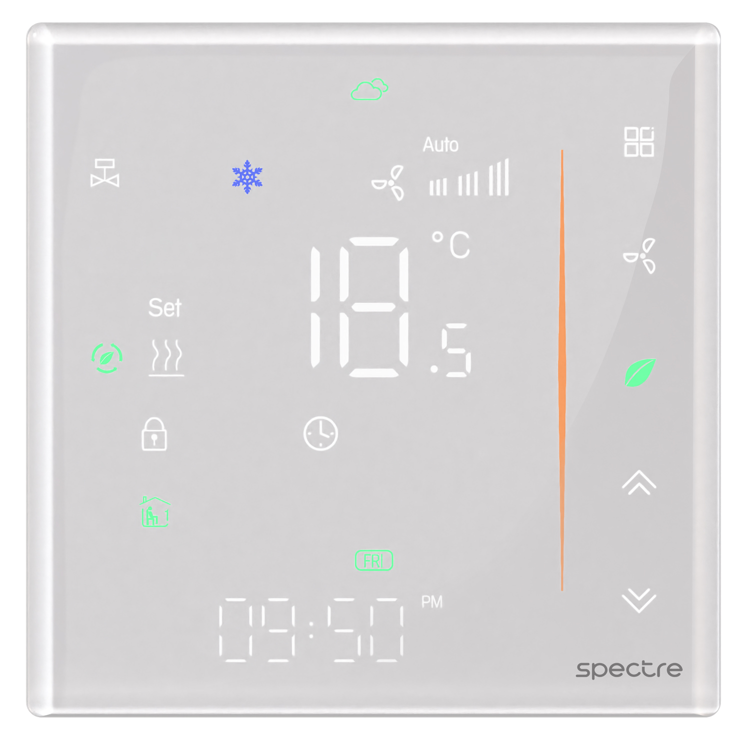 ترموستات هوشمند Spectre TSR13 فن کویل چهار لوله - Zigbee