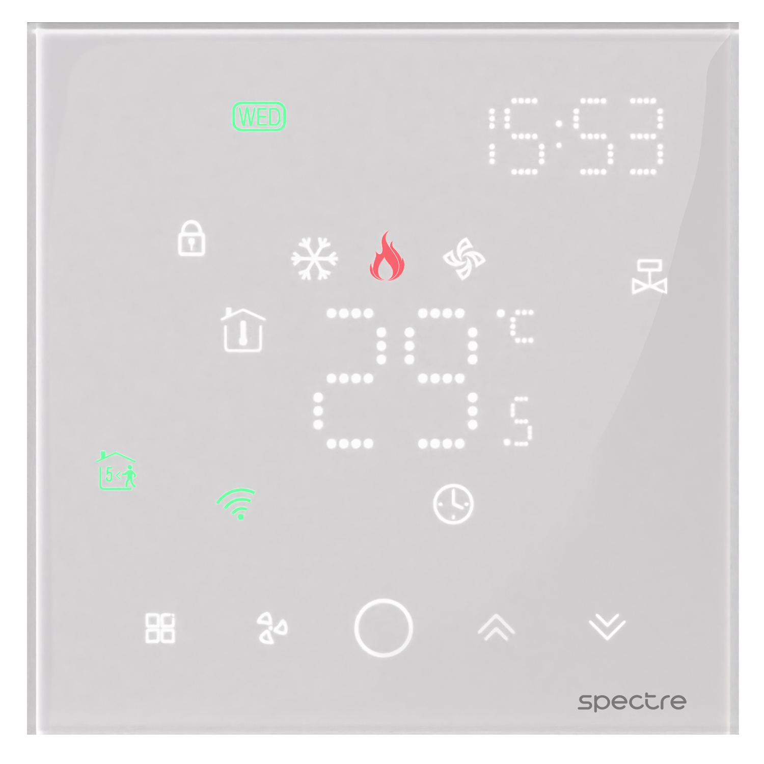 ترموستات هوشمند Spectre TSR13 فن کویل دو لوله - WiFi
