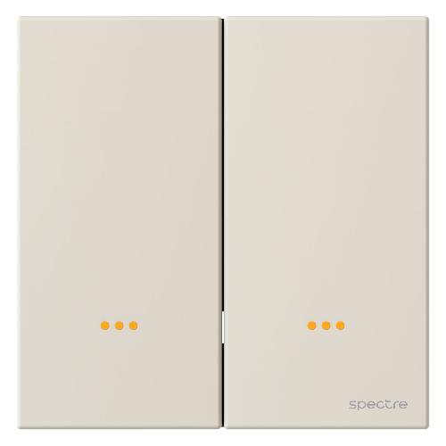کلید روشنایی هوشمند Avent - دو رله دو پل - Zigbee - L+N