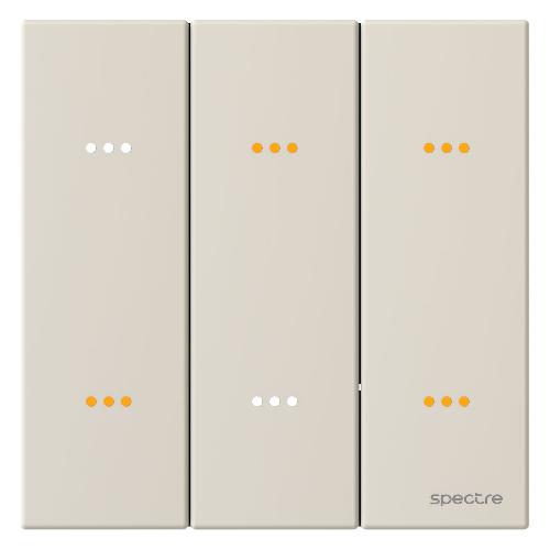 کلید روشنایی هوشمند Avent - سه رله 4 پل 2 سناریو سوئیچ - Zigbee - L+N